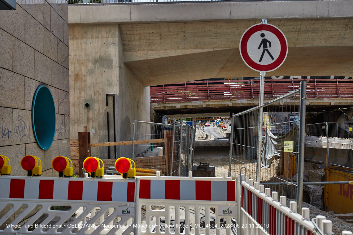 20.06.2023 - Neubau der Eisenbahnbrücke in der Balanstraße