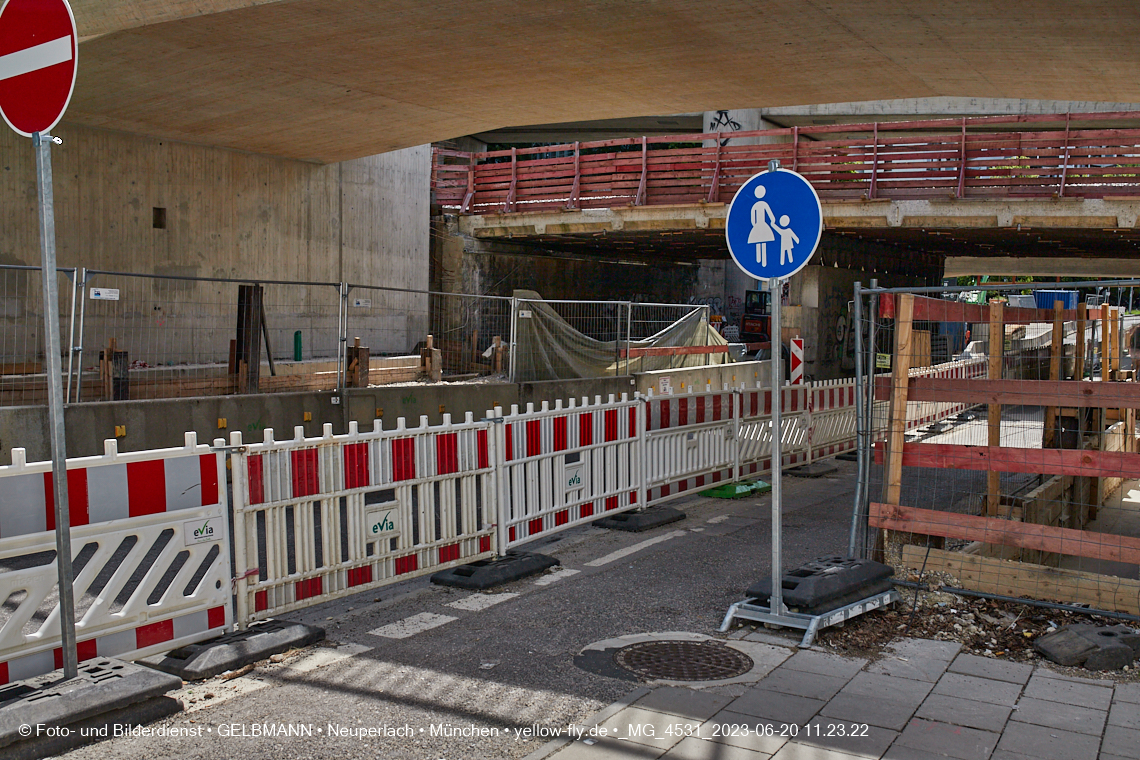 20.06.2023 - Neubau der Eisenbahnbrücke in der Balanstraße