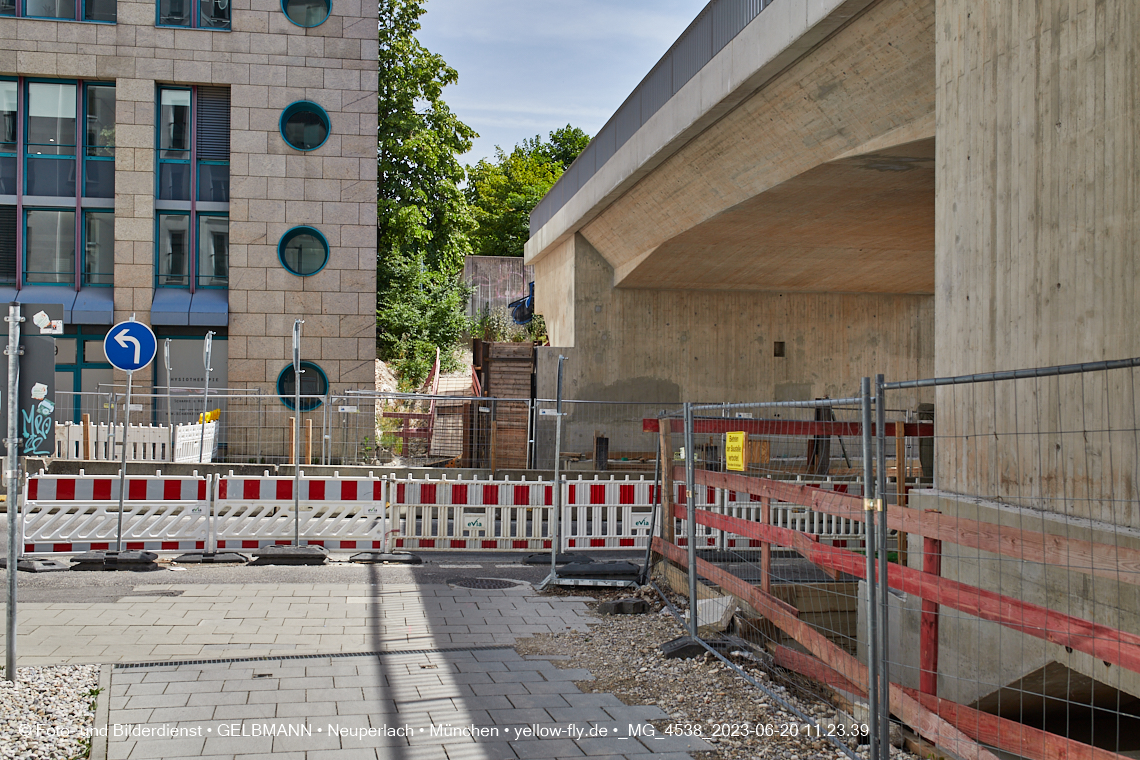20.06.2023 - Neubau der Eisenbahnbrücke in der Balanstraße