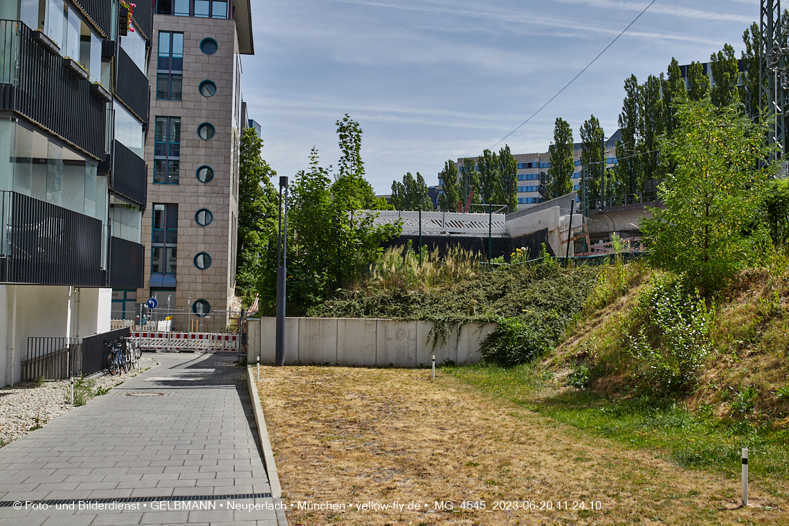 20.06.2023 - Neubau der Eisenbahnbrücke in der Balanstraße