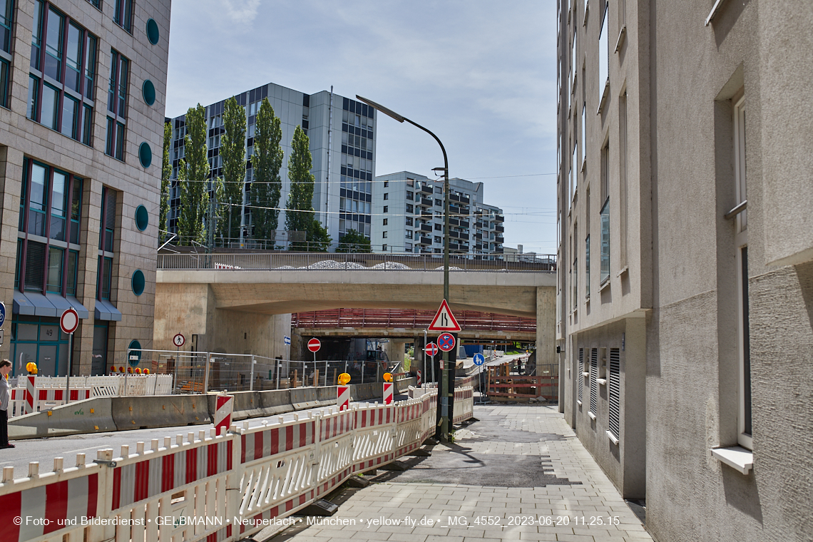 20.06.2023 - Neubau der Eisenbahnbrücke in der Balanstraße