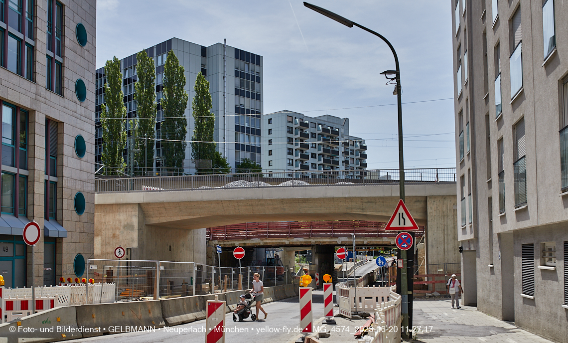 20.06.2023 - Neubau der Eisenbahnbrücke in der Balanstraße