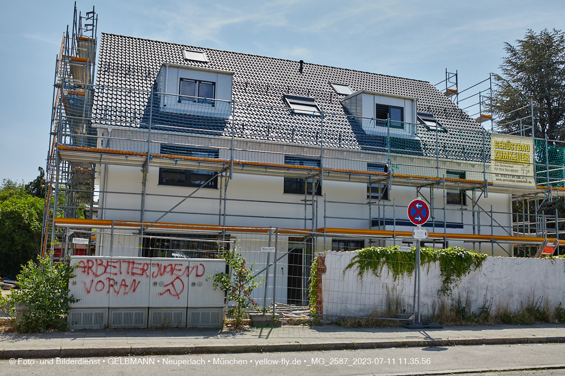 11.07.2023 - Baustelle Niederalmstraße 16