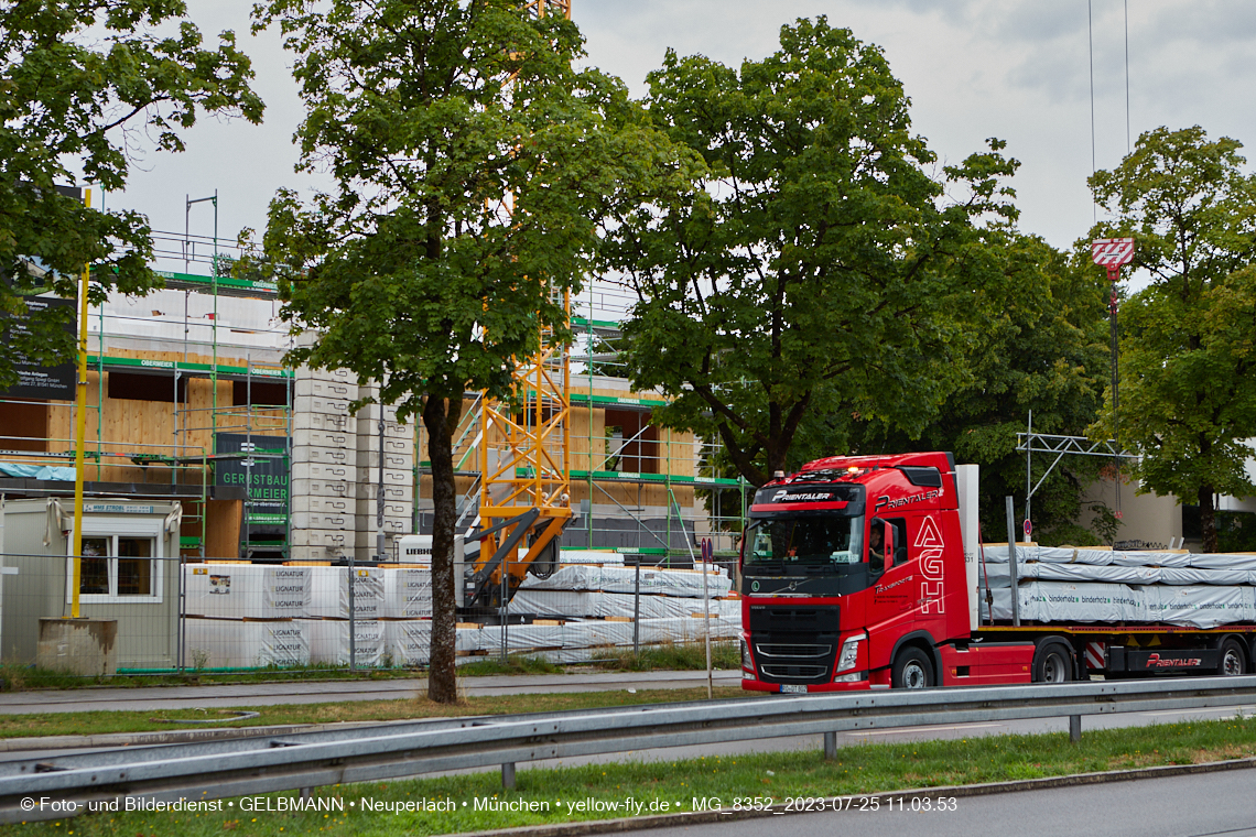 25.07.2023 - neue Wände für das Haus für Kinder in Neuperlach