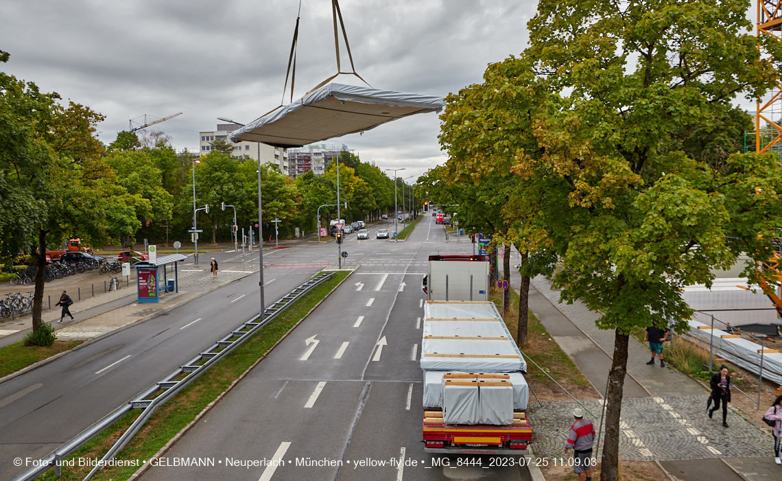 25.07.2023 - neue Wände für das Haus für Kinder in Neuperlach