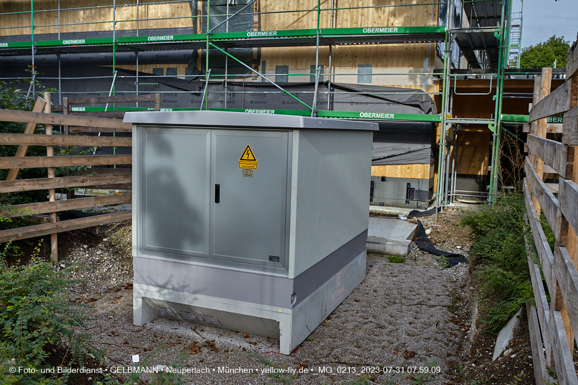 31.07.2023 - Baustelle Haus für Kinder in Neuperlach