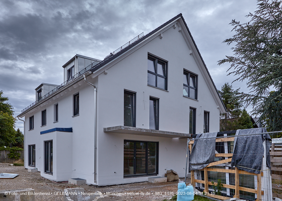 04.08.2023 - Neubau an der Niederalmstraße 16 in Neuperlach