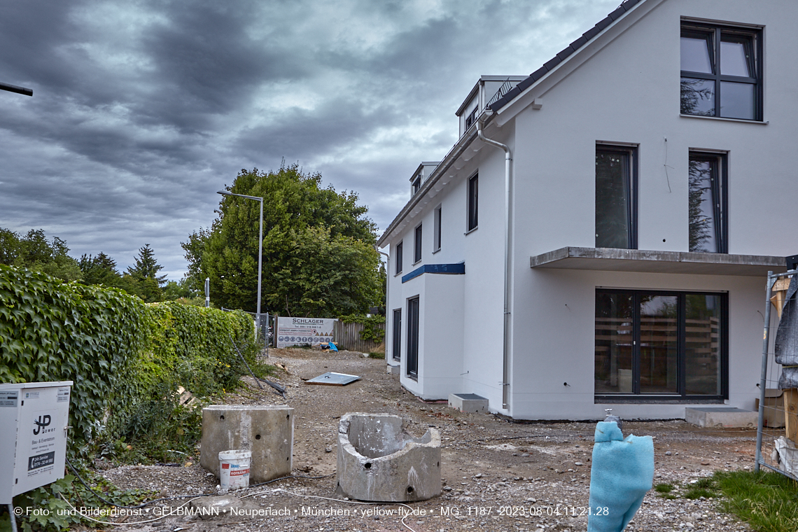 04.08.2023 - Neubau an der Niederalmstraße 16 in Neuperlach