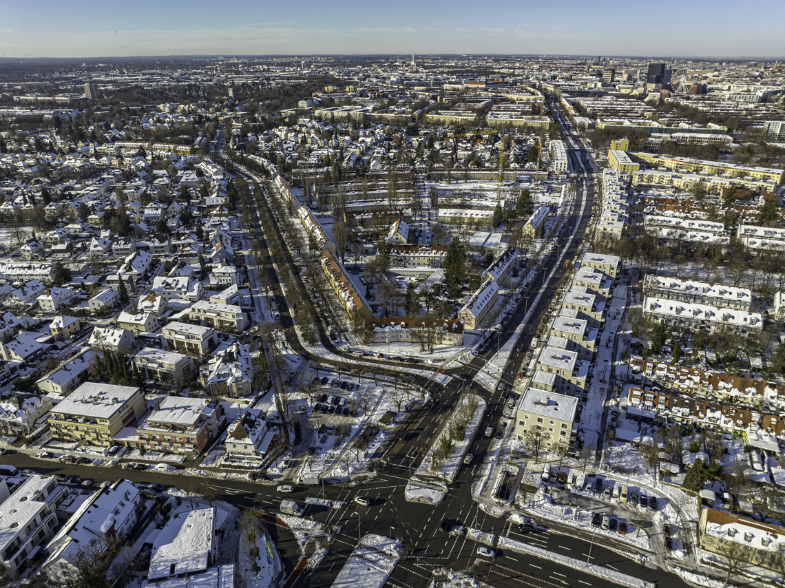 07.12.2021 - Baustelle Maikäfersiedlung in Berg-am-Laim und Neuperlach