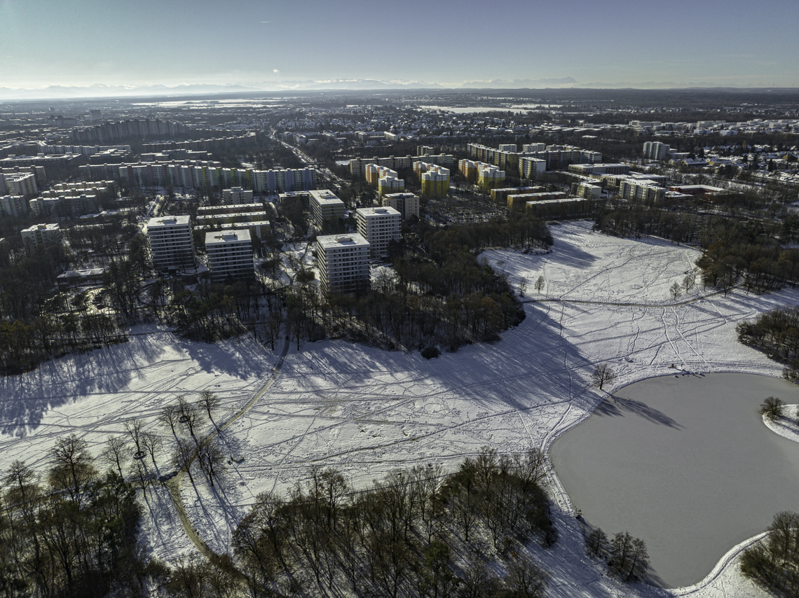 07.12.2021 - Ostpark mir See in Neuperlach