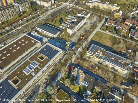 30.01.2024 - Baustelle zur Grundschule am Karl-Marx-Ring in Neuperlach