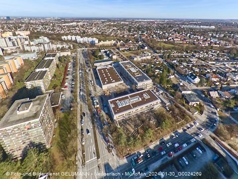 30.01.2024 - Baustelle zur Grundschule am Karl-Marx-Ring in Neuperlach