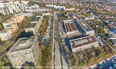 30.01.2024 - Baustelle zur Grundschule am Karl-Marx-Ring in Neuperlach