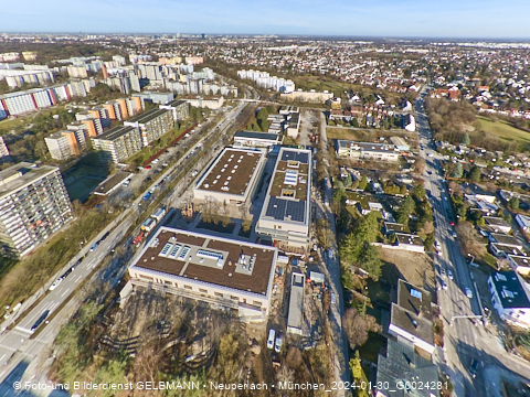 30.01.2024 - Baustelle zur Grundschule am Karl-Marx-Ring in Neuperlach