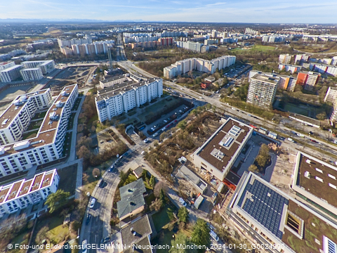 30.01.2024 - Baustelle zur Grundschule am Karl-Marx-Ring in Neuperlach