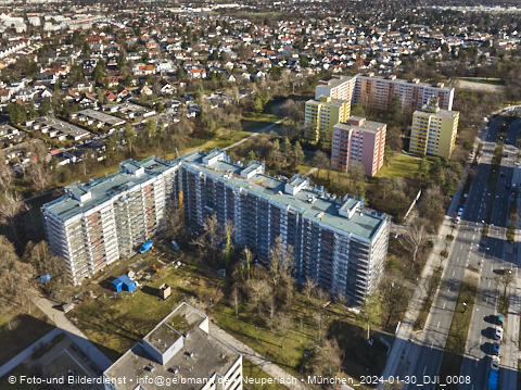 30.01.2024 - Baustelle Karl-Marx-Ring 11-21 in Neuperlach