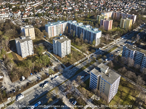 30.01.2024 - Baustelle Karl-Marx-Ring 11-21 in Neuperlach
