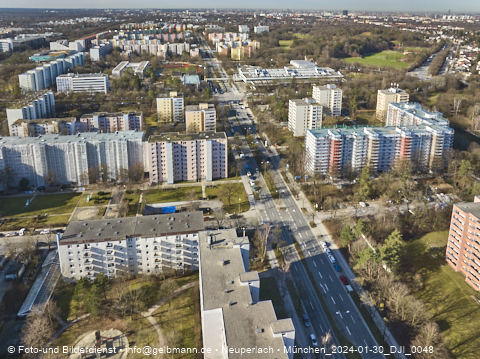 30.01.2024 - Baustelle Karl-Marx-Ring 11-21 in Neuperlach