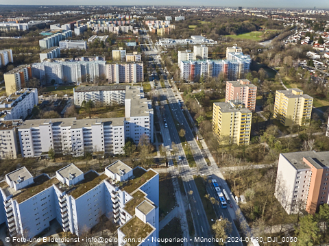 30.01.2024 - Baustelle Karl-Marx-Ring 11-21 in Neuperlach