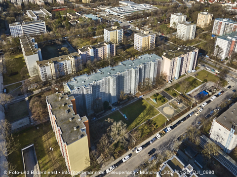 30.01.2024 - Baustelle Karl-Marx-Ring 11-21 in Neuperlach