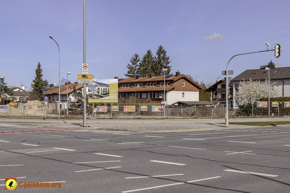 11.03.2024 - Baustelle MONACO an der Heinrich-Wieland/Ecke Corinthstrasse in Neuperlach