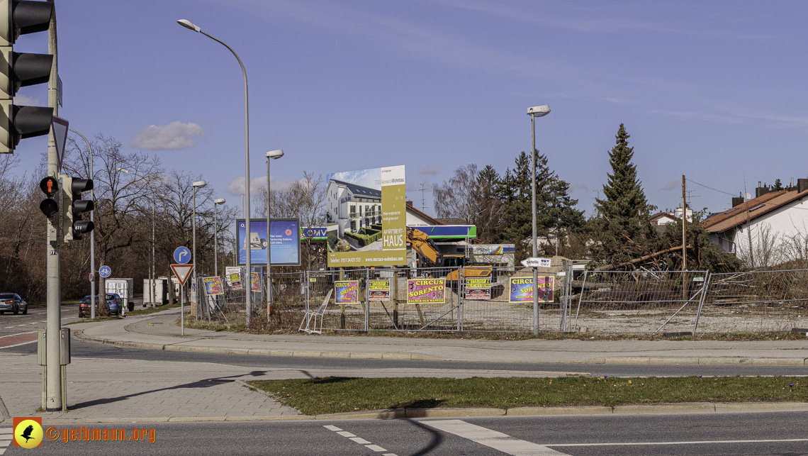 11.03.2024 - Baustelle MONACO an der Heinrich-Wieland/Ecke Corinthstrasse in Neuperlach