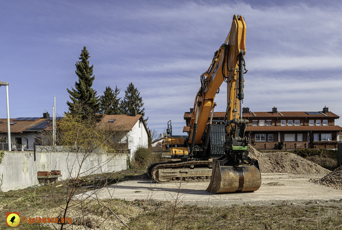 11.03.2024 - Baustelle MONACO an der Heinrich-Wieland/Ecke Corinthstrasse in Neuperlach