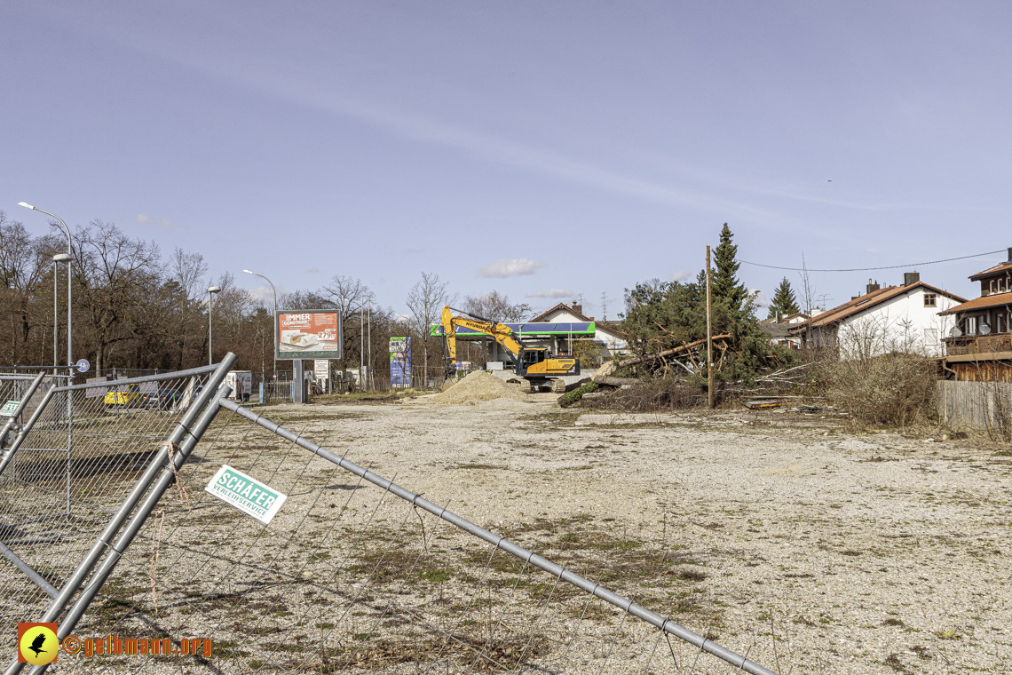 11.03.2024 - Baustelle MONACO an der Heinrich-Wieland/Ecke Corinthstrasse in Neuperlach