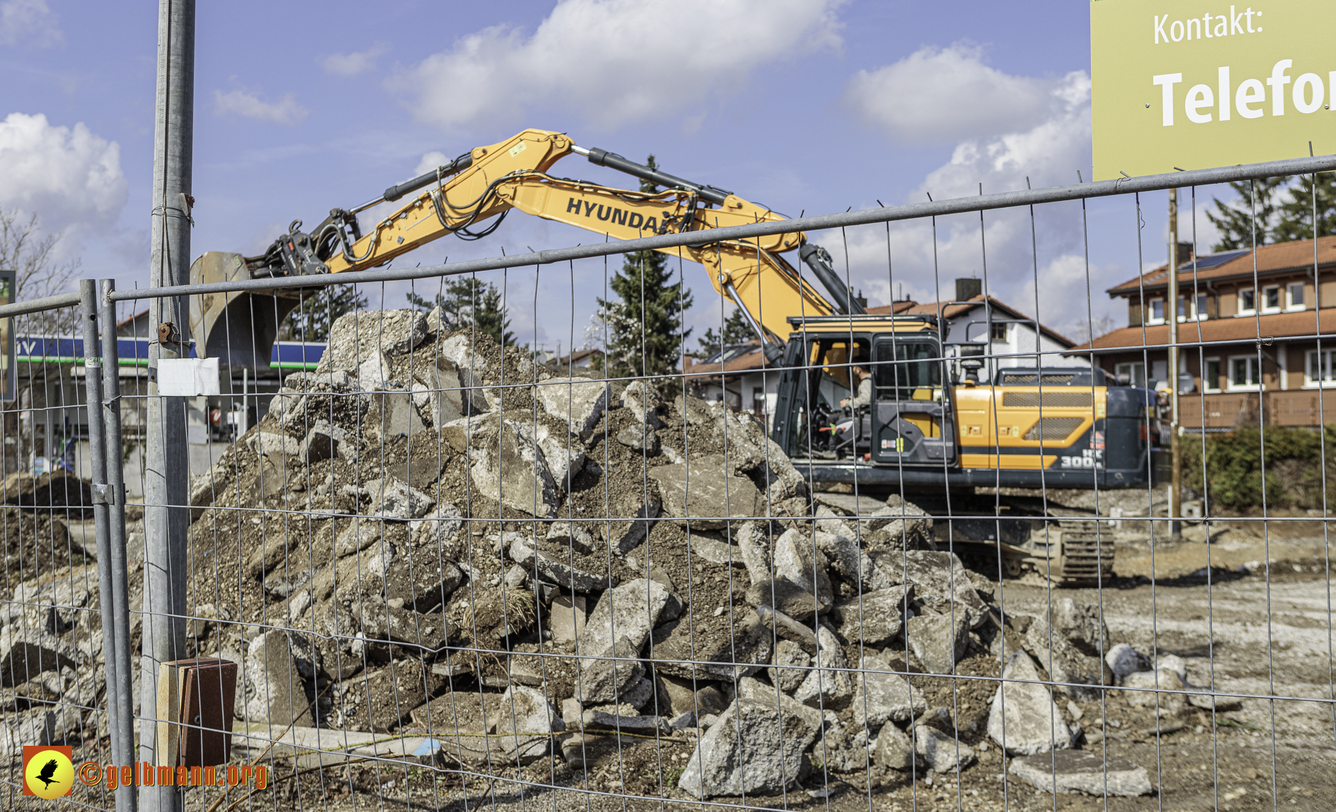 19.03.2024 - Baustelle MONACO an der Heinrich-Wieland/Ecke Corinthstrasse in Neuperlach