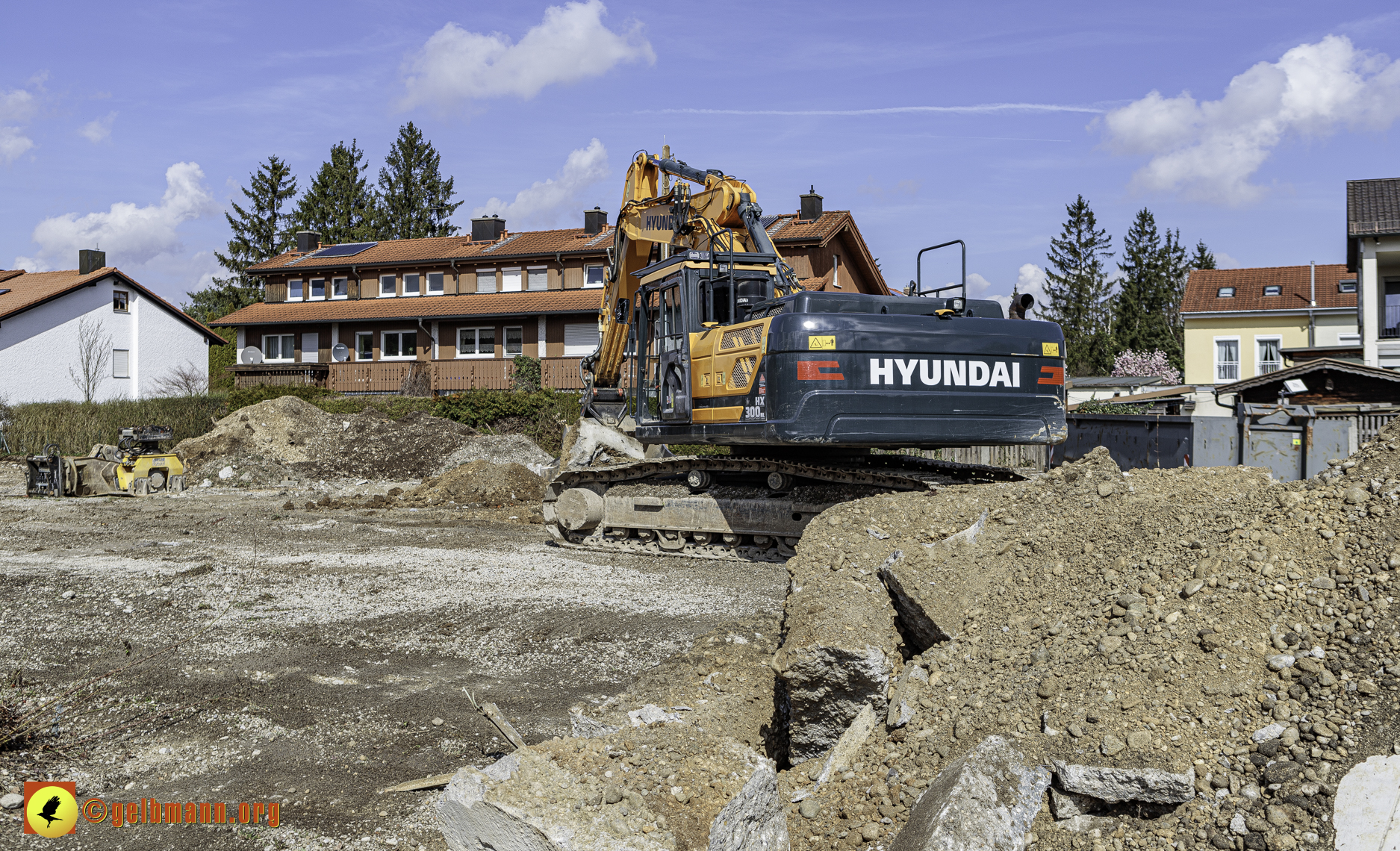19.03.2024 - Baustelle MONACO an der Heinrich-Wieland/Ecke Corinthstrasse in Neuperlach