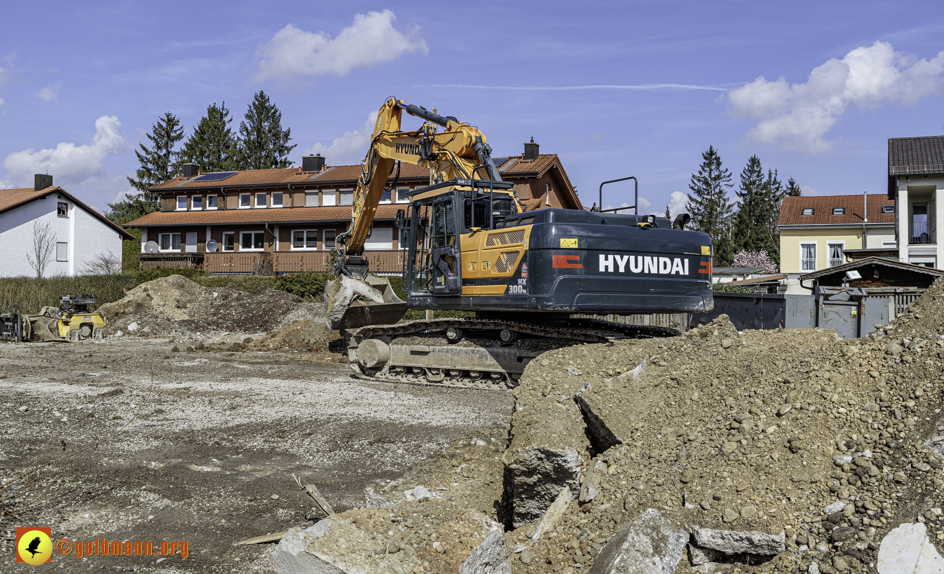 19.03.2024 - Baustelle MONACO an der Heinrich-Wieland/Ecke Corinthstrasse in Neuperlach