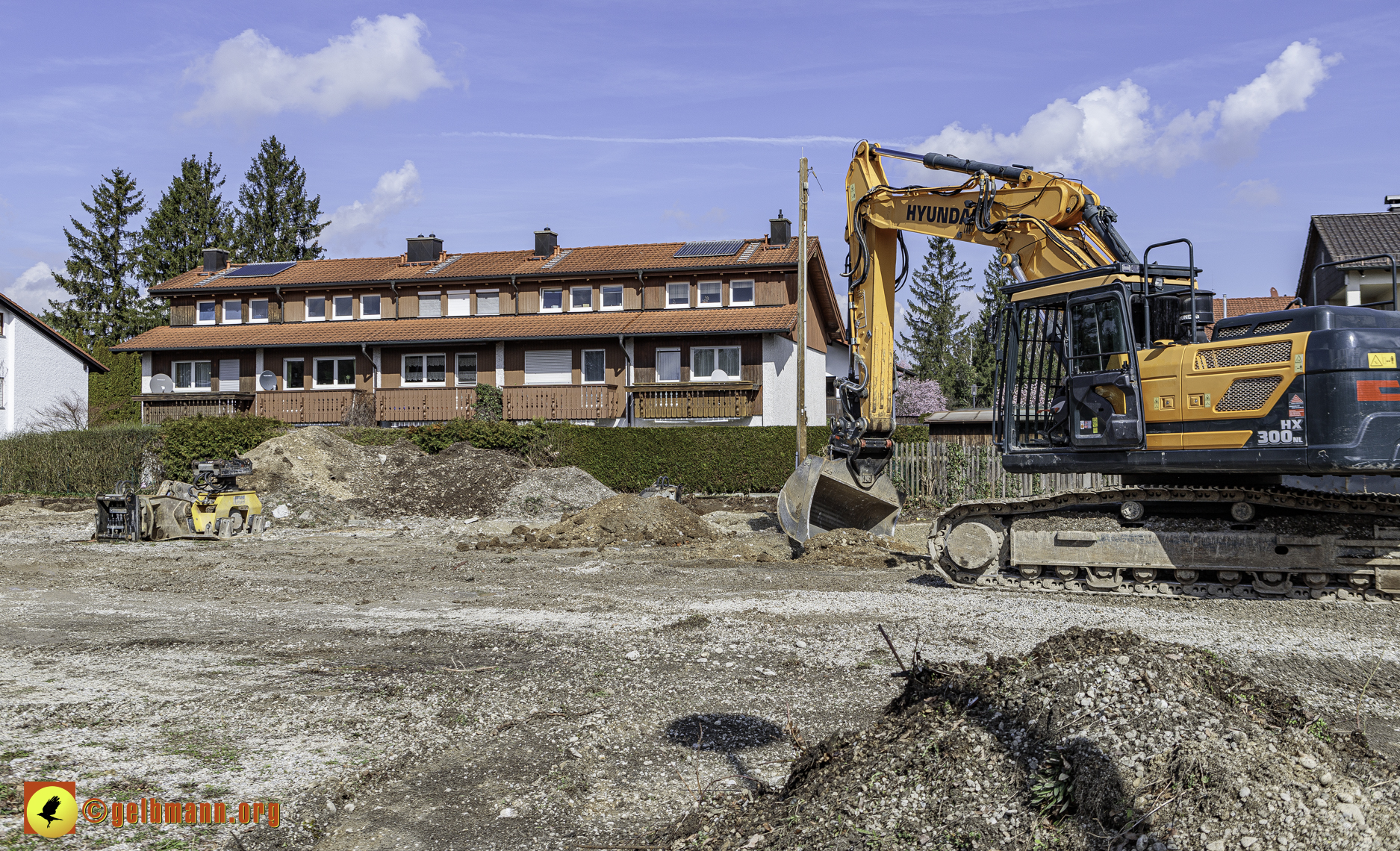 19.03.2024 - Baustelle MONACO an der Heinrich-Wieland/Ecke Corinthstrasse in Neuperlach