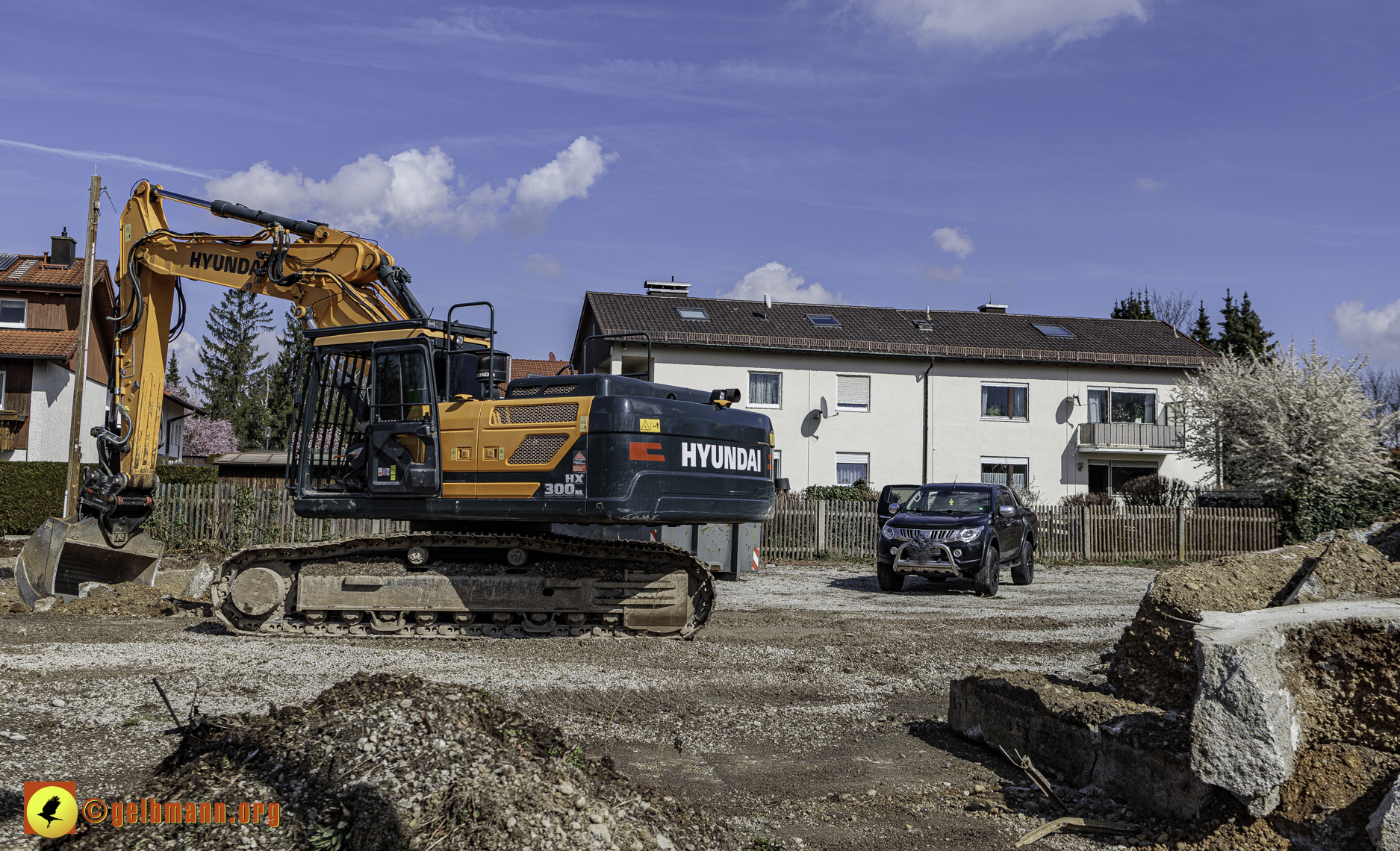 19.03.2024 - Baustelle MONACO an der Heinrich-Wieland/Ecke Corinthstrasse in Neuperlach