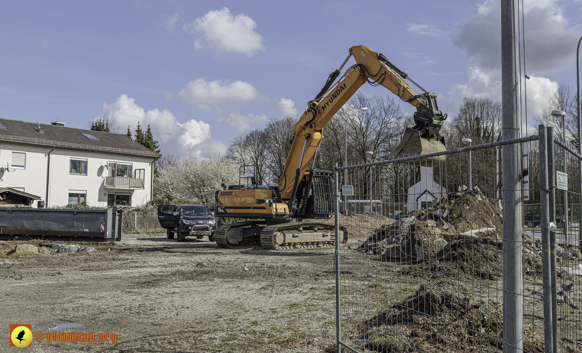 19.03.2024 - Baustelle MONACO an der Heinrich-Wieland/Ecke Corinthstrasse in Neuperlach