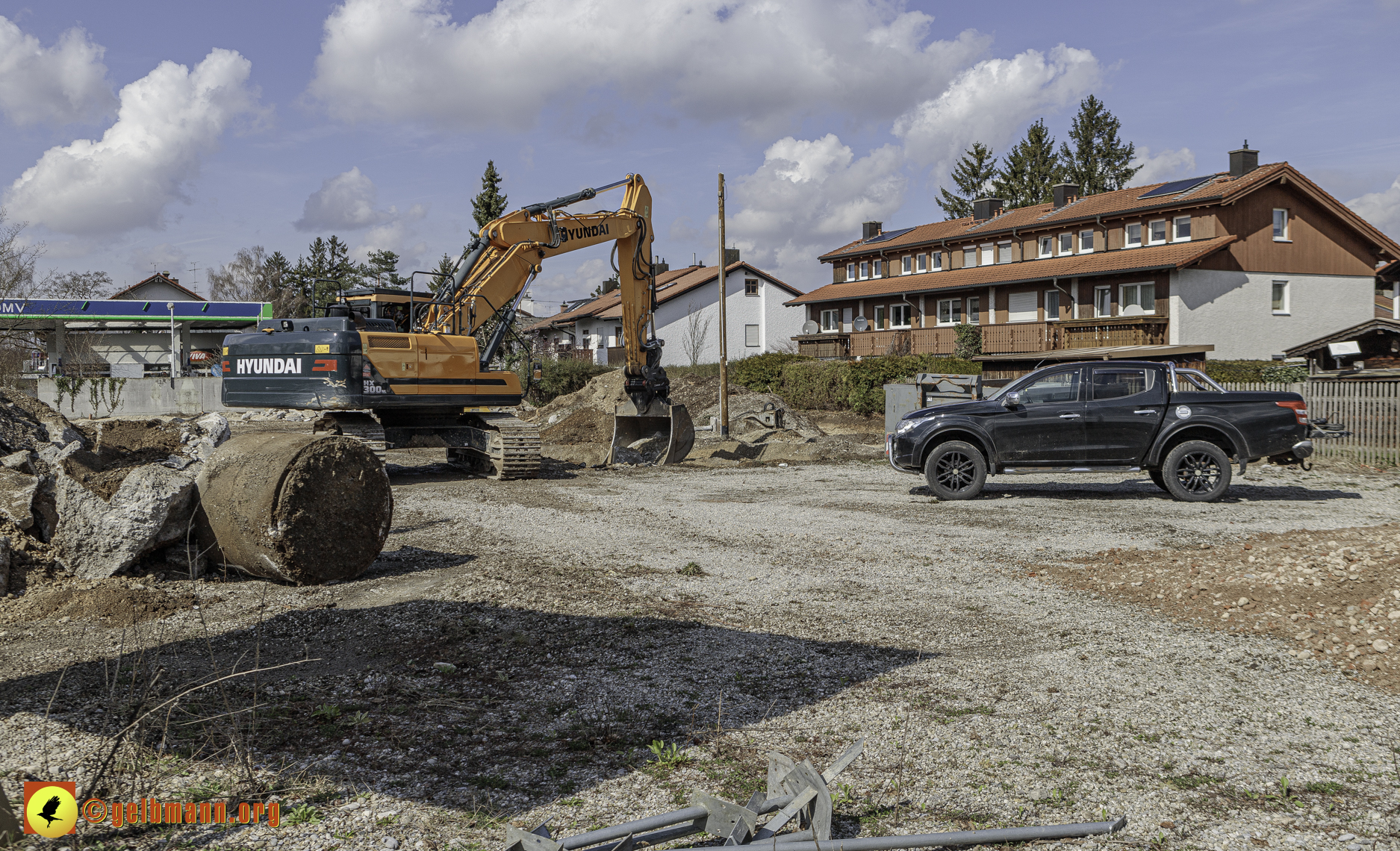 19.03.2024 - Baustelle MONACO an der Heinrich-Wieland/Ecke Corinthstrasse in Neuperlach
