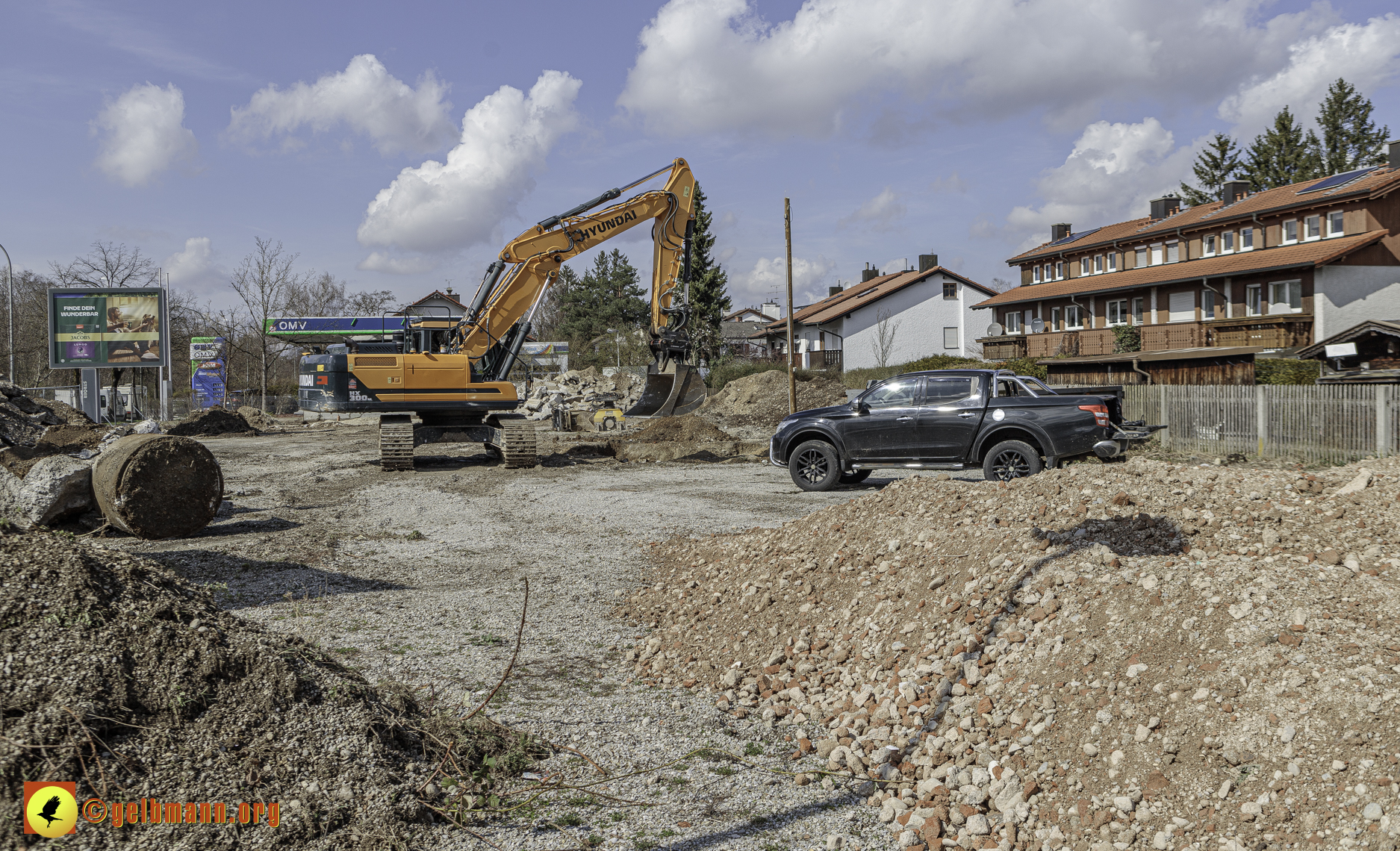 19.03.2024 - Baustelle MONACO an der Heinrich-Wieland/Ecke Corinthstrasse in Neuperlach