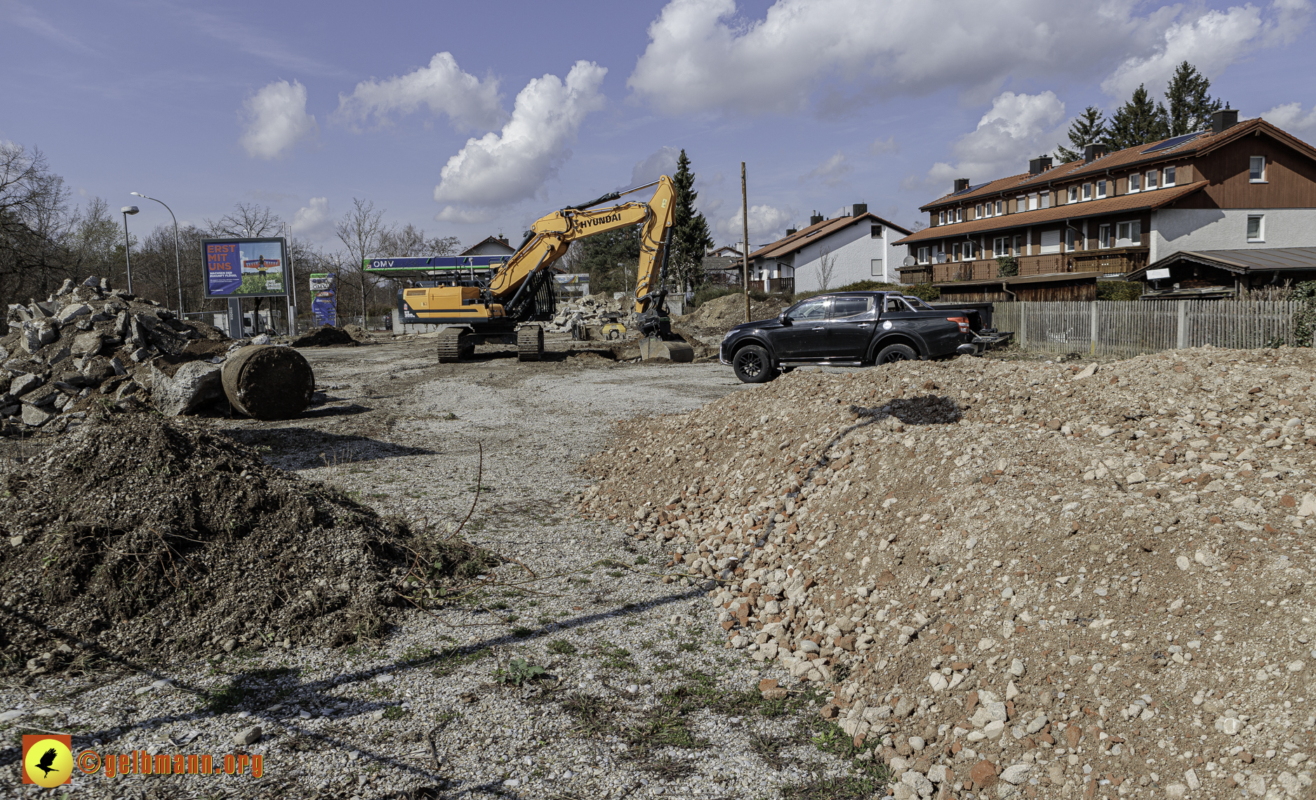 19.03.2024 - Baustelle MONACO an der Heinrich-Wieland/Ecke Corinthstrasse in Neuperlach
