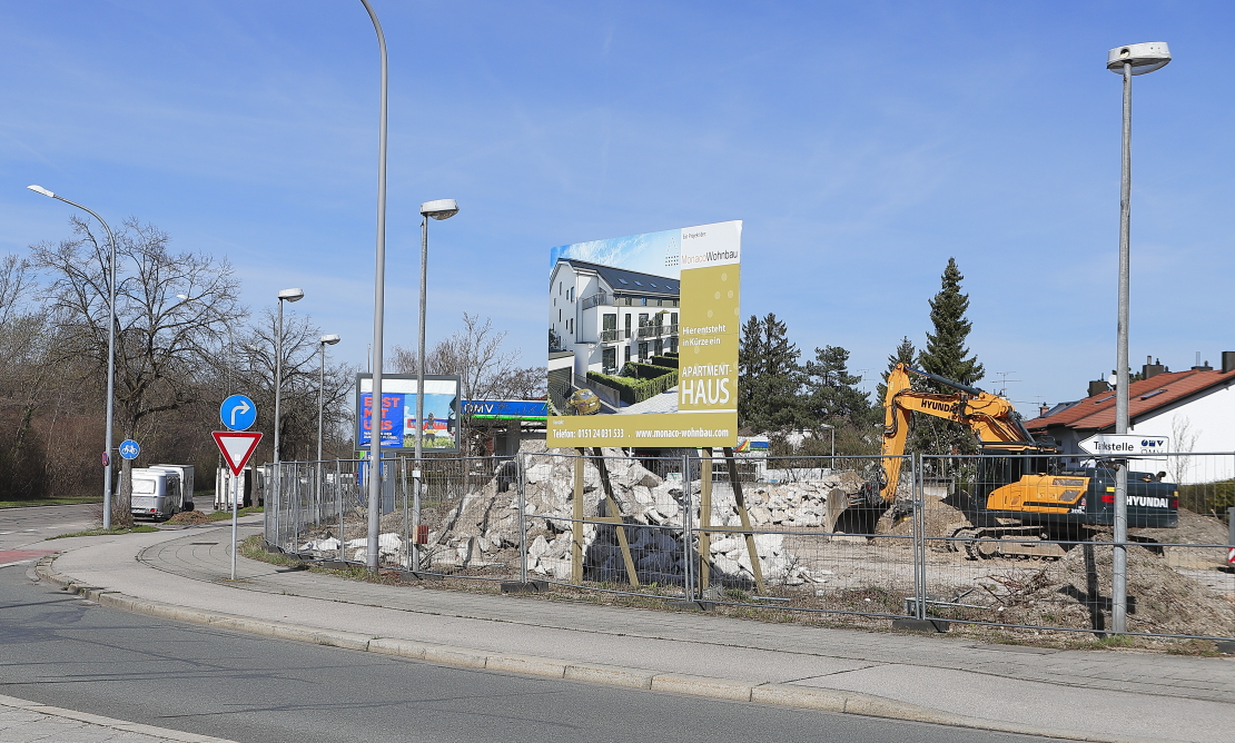 20.03.2024 - Luftbilder der Baustelle MONACO an der Heinrich-Wieland/Ecke Corinthstrasse in Neuperlach