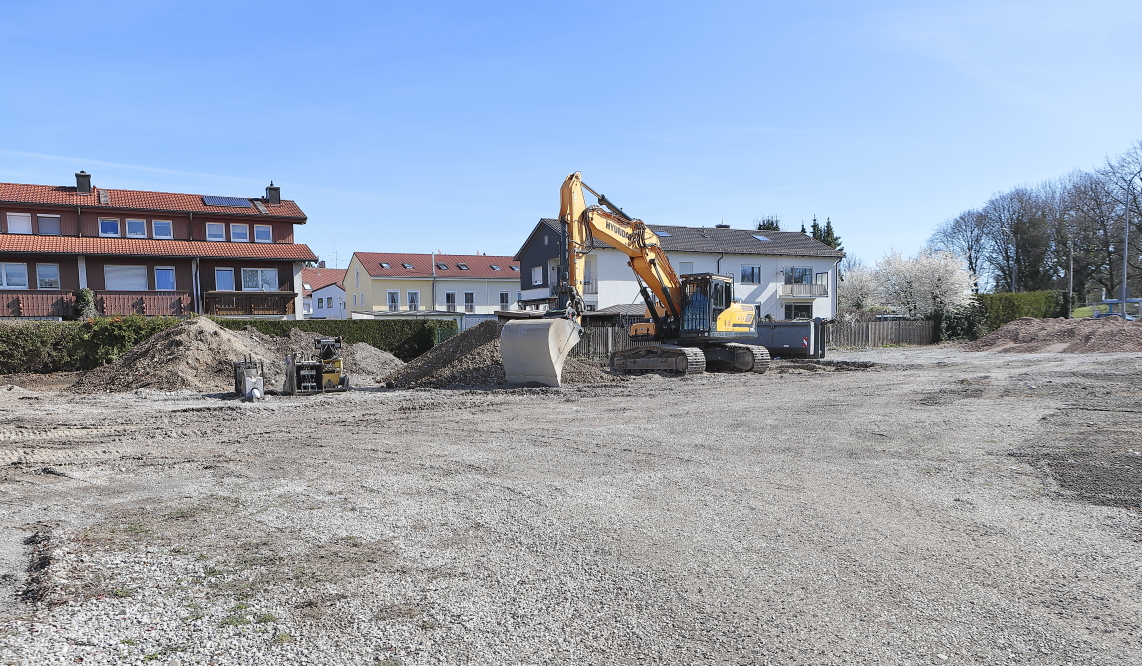 20.03.2024 - Luftbilder der Baustelle MONACO an der Heinrich-Wieland/Ecke Corinthstrasse in Neuperlach