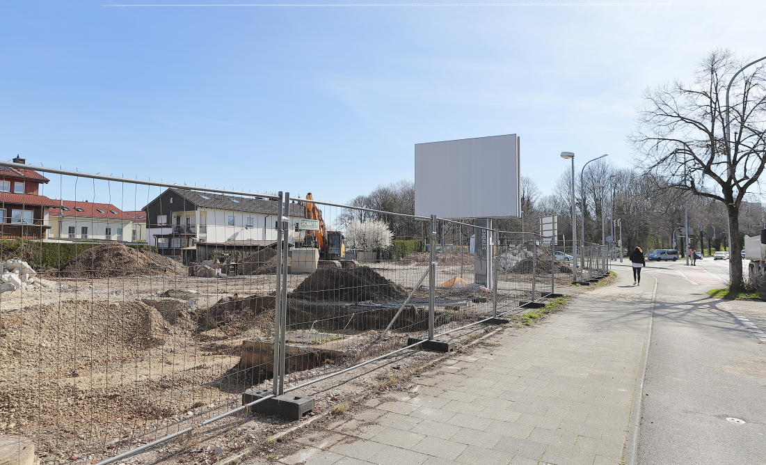 20.03.2024 - Luftbilder der Baustelle MONACO an der Heinrich-Wieland/Ecke Corinthstrasse in Neuperlach