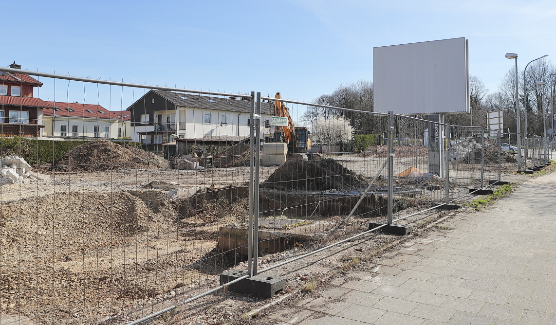 20.03.2024 - Luftbilder der Baustelle MONACO an der Heinrich-Wieland/Ecke Corinthstrasse in Neuperlach