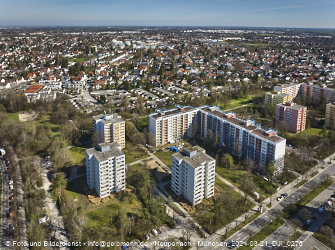 20.03.2024 - Baustelle Karl-Marx-Ring 11-21 in Neuperlach
