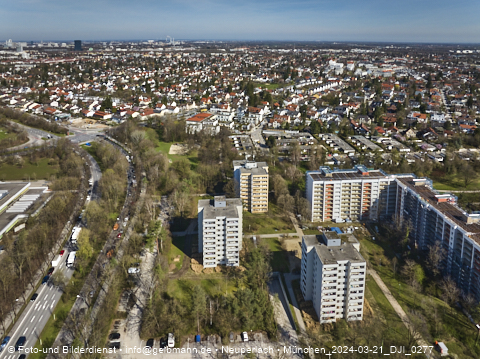 20.03.2024 - Baustelle Karl-Marx-Ring 11-21 in Neuperlach