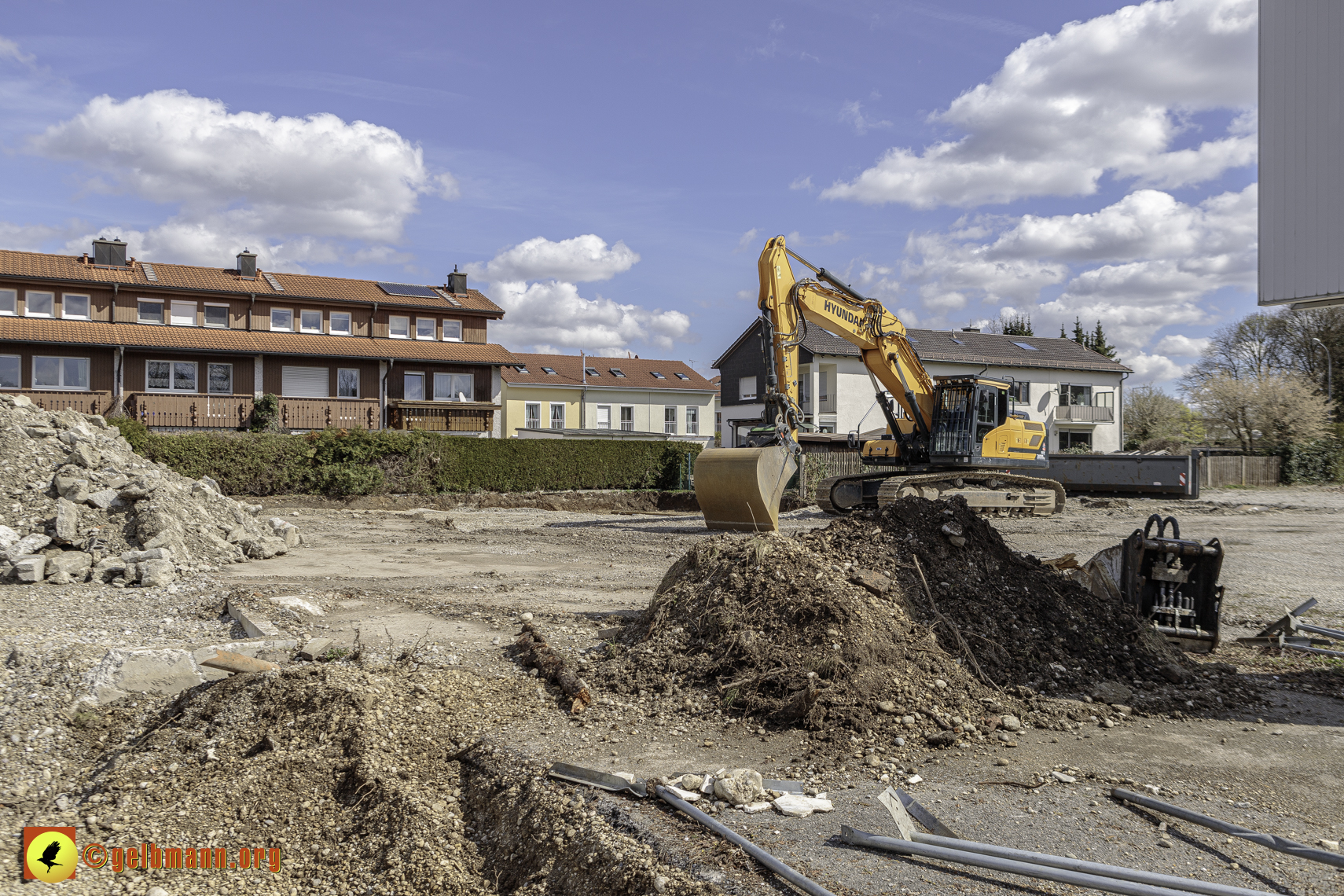 25.03.2024 - Luftbilder der Baustelle MONACO an der Heinrich-Wieland/Ecke Corinthstrasse in Neuperlach