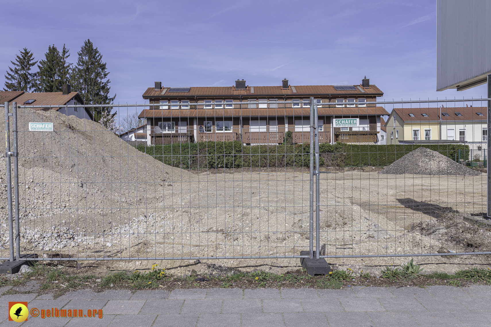 06.04.2024 - Bilder der Baustelle MONACO an der Heinrich-Wieland/Ecke Corinthstrasse in Neuperlach