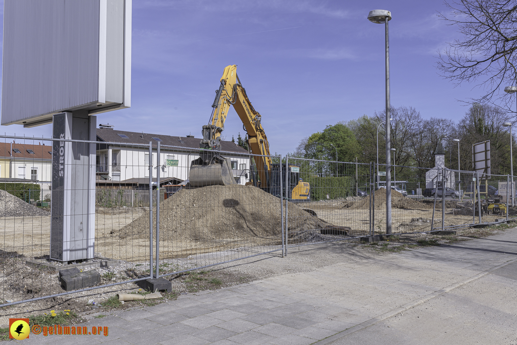 06.04.2024 - Bilder der Baustelle MONACO an der Heinrich-Wieland/Ecke Corinthstrasse in Neuperlach