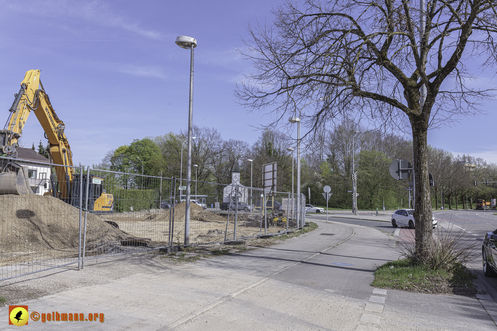 06.04.2024 - Bilder der Baustelle MONACO an der Heinrich-Wieland/Ecke Corinthstrasse in Neuperlach