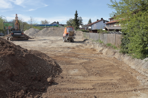 07.04.2024 - Baustelle Heinrich-Wieland-Strasse in Neuperlach