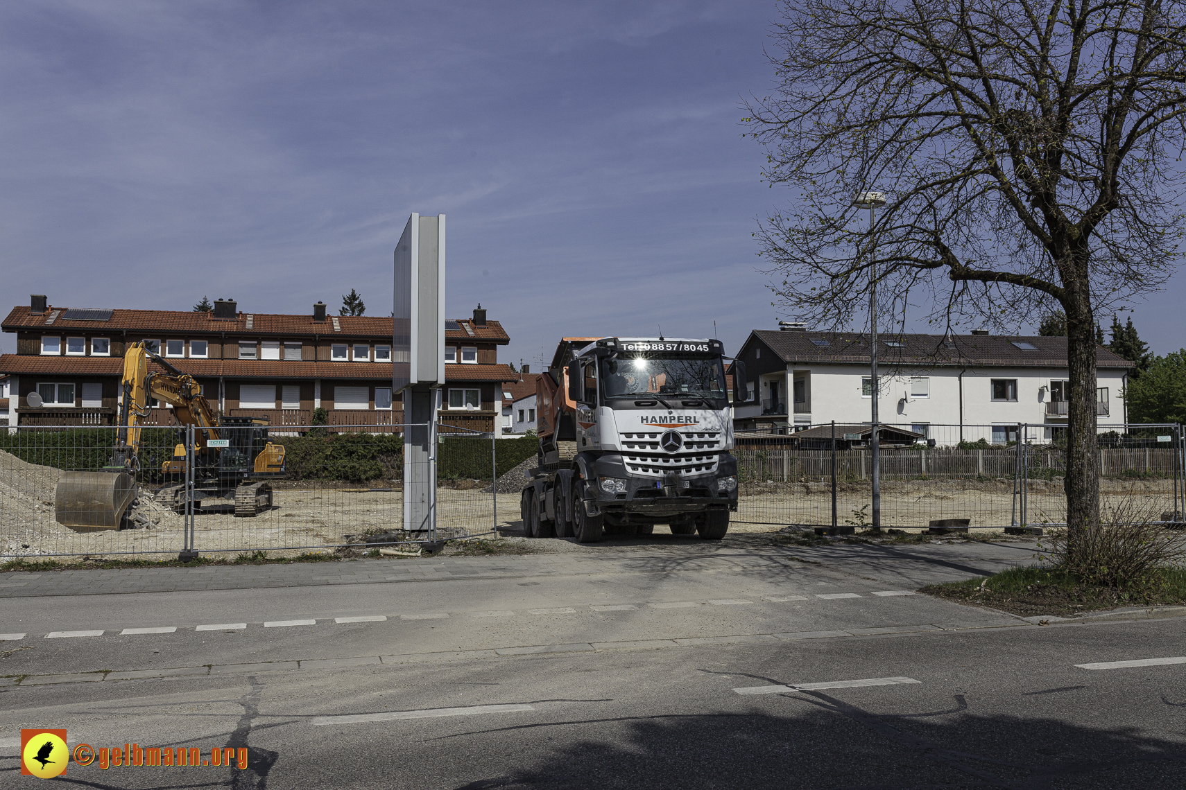 12.04.2024 - Bilder der Baustelle MONACO an der Heinrich-Wieland/Ecke Corinthstrasse in Neuperlach