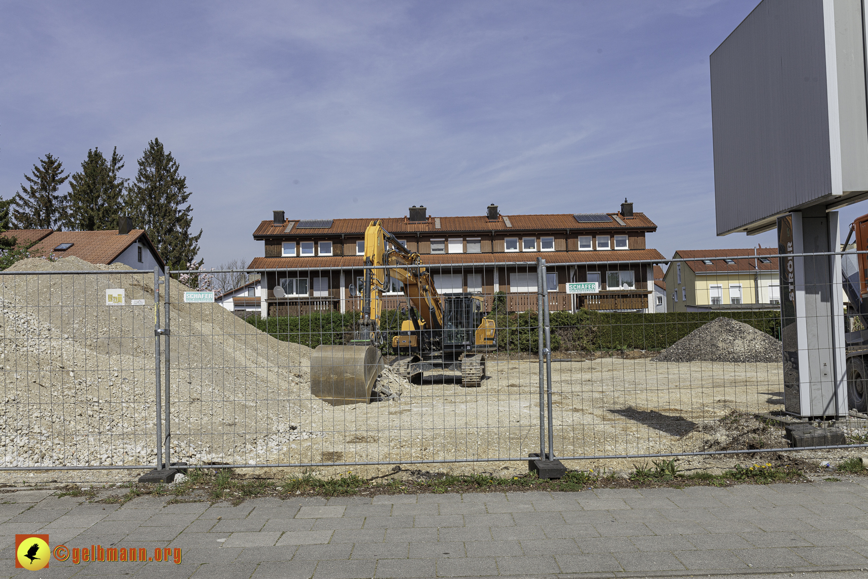 12.04.2024 - Bilder der Baustelle MONACO an der Heinrich-Wieland/Ecke Corinthstrasse in Neuperlach